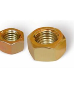 Tuerca hexagonal dorada mm 10 x 1,25