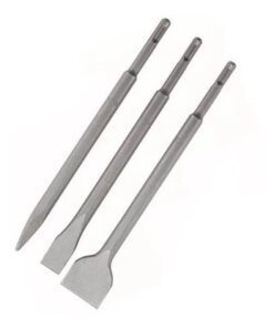 Juego de 3 cinceles 250mm para rotomartillo KWB