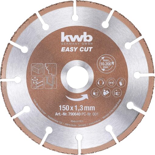 Raspa Delta Kwb 709544 In Carburo - Diametro 80 Mm, Per Rimuovere Malta, Adesivi, Cemento E Legno