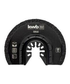 Hoja de sierra semirredonda carburo tungsteno KWB