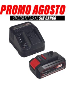Promo Starter Kit Cargador y batería 2,5Ah EINHELL