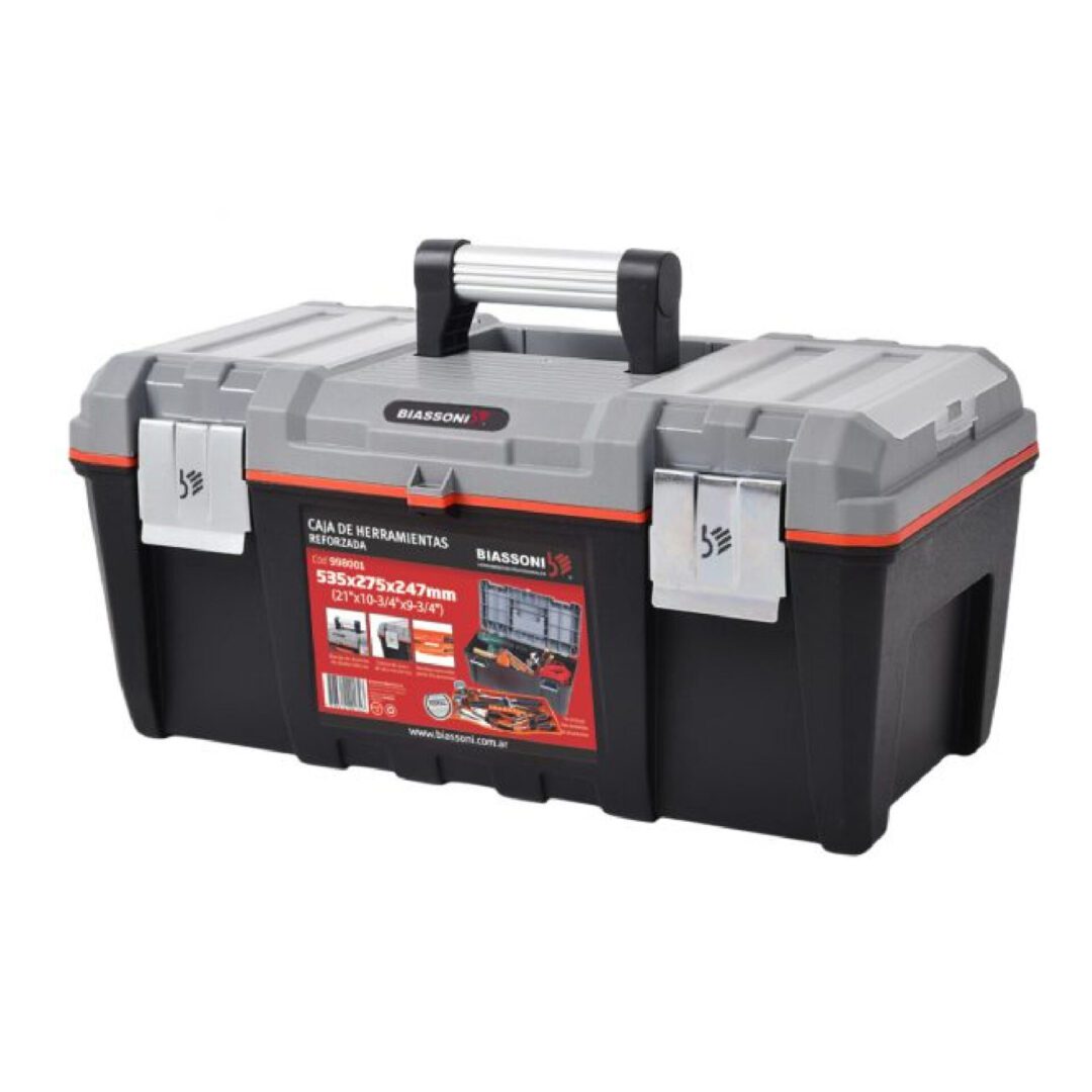 Caja plastica reforzada 22" 560mm Biassoni
