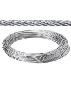 Cable acero galvanizado comercial 3mm 6x19 AT x mt