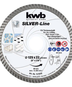 Disco de corte de diamante silver-line 125mm KWB