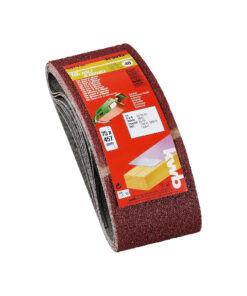 Set de 10 lijas de banda 75 x 457 gr 80