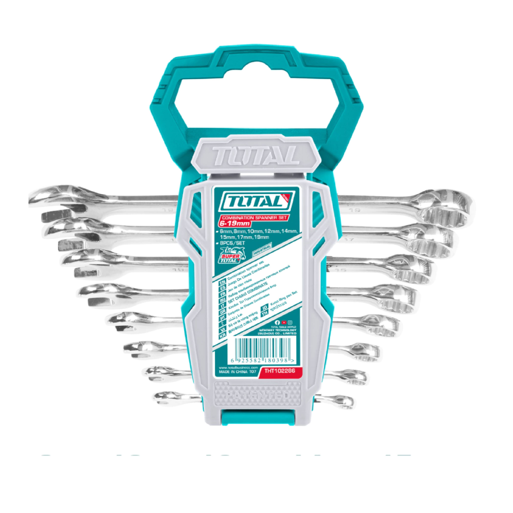 Set de 8 llaves combinadas industTHT102286-I Total